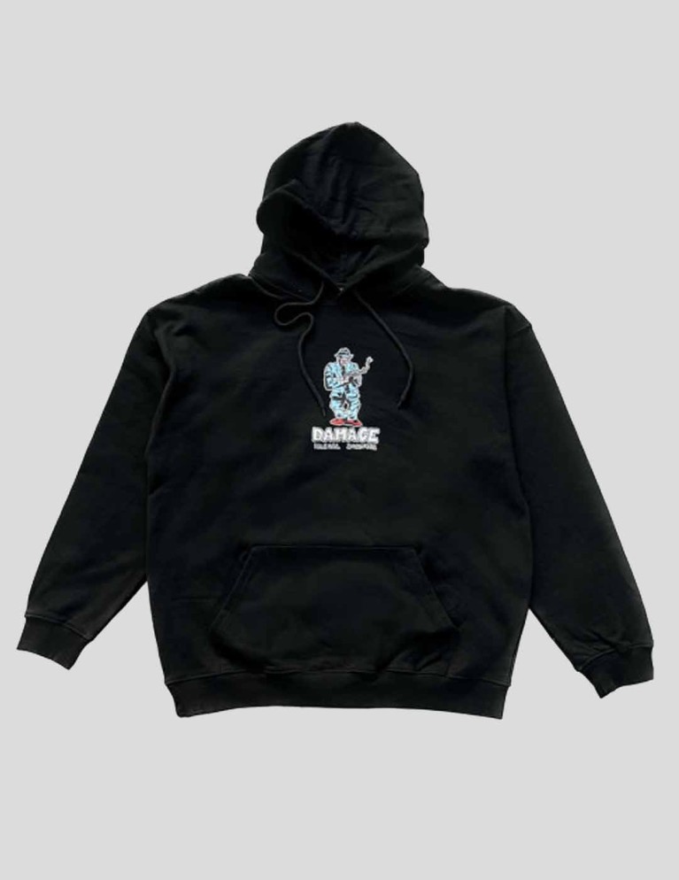 DAMAGE misericordia hoodie nero